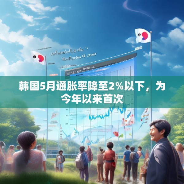 韩国5月通胀率降至2%以下，为今年以来首次