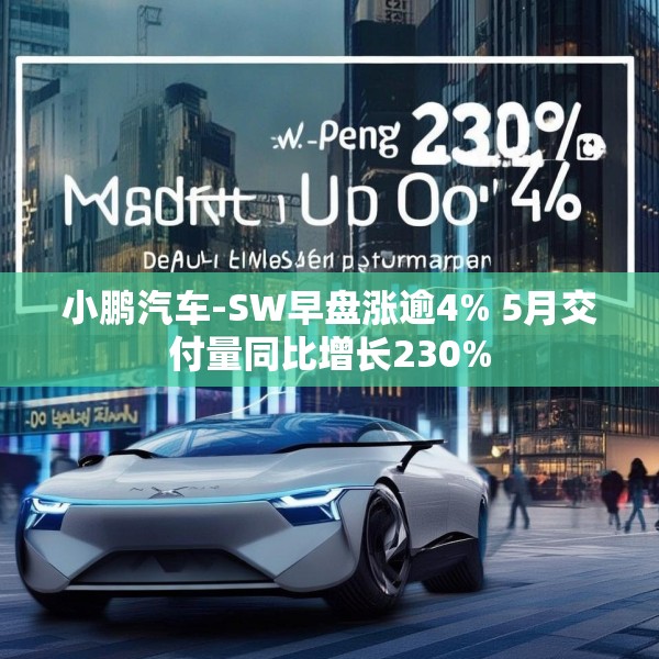 小鹏汽车-SW早盘涨逾4% 5月交付量同比增长230%