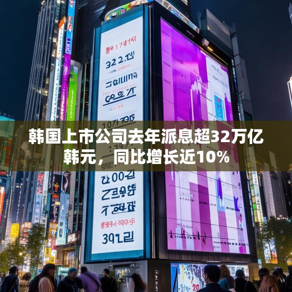 韩国上市公司去年派息超32万亿韩元，同比增长近10%