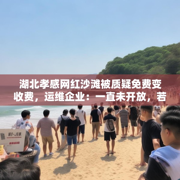 湖北孝感网红沙滩被质疑免费变收费，运维企业：一直未开放，若收费将公示