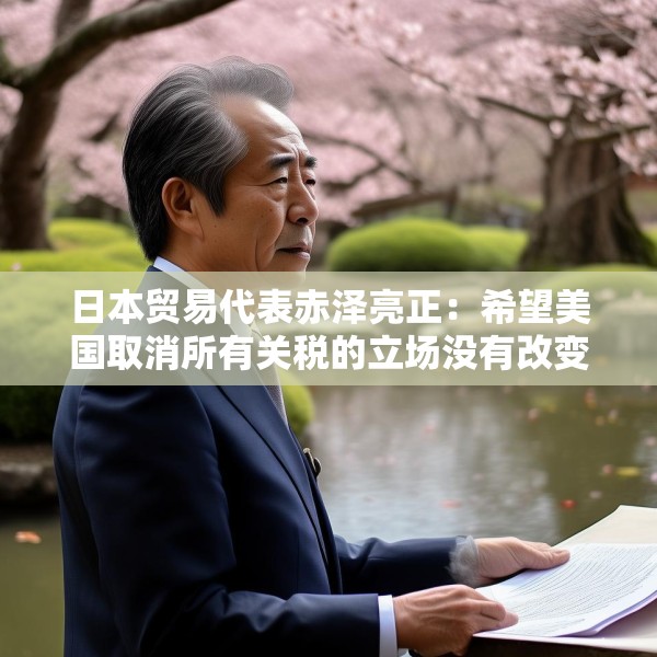 日本贸易代表赤泽亮正：希望美国取消所有关税的立场没有改变