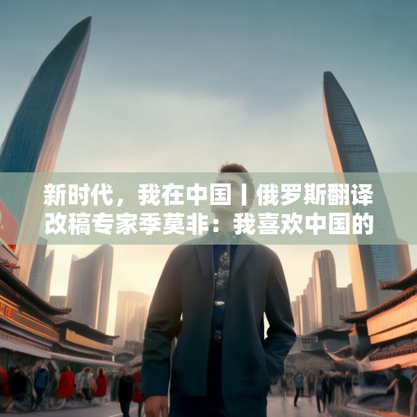 新时代，我在中国丨俄罗斯翻译改稿专家季莫非：我喜欢中国的发展活力