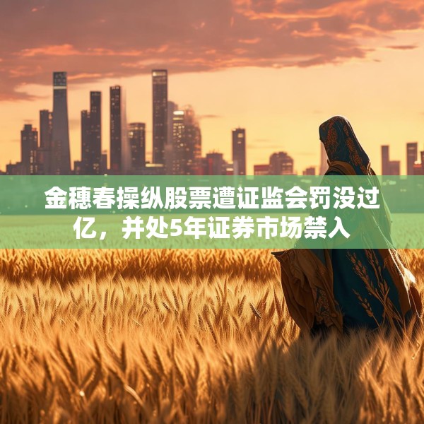 金穗春操纵股票遭证监会罚没过亿，并处5年证券市场禁入