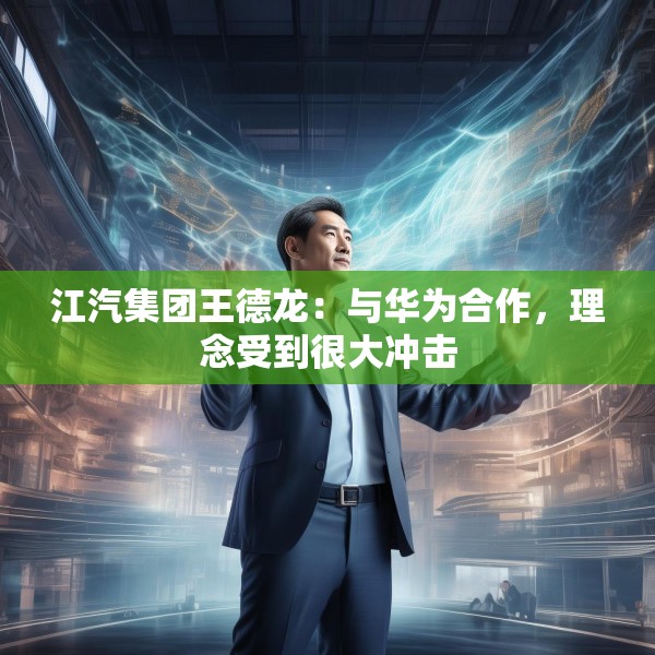 江汽集团王德龙：与华为合作，理念受到很大冲击