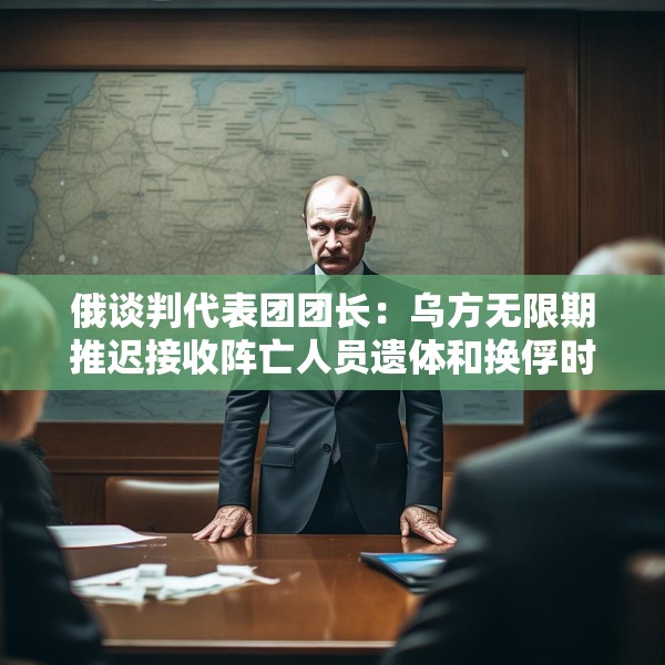 俄谈判代表团团长：乌方无限期推迟接收阵亡人员遗体和换俘时间