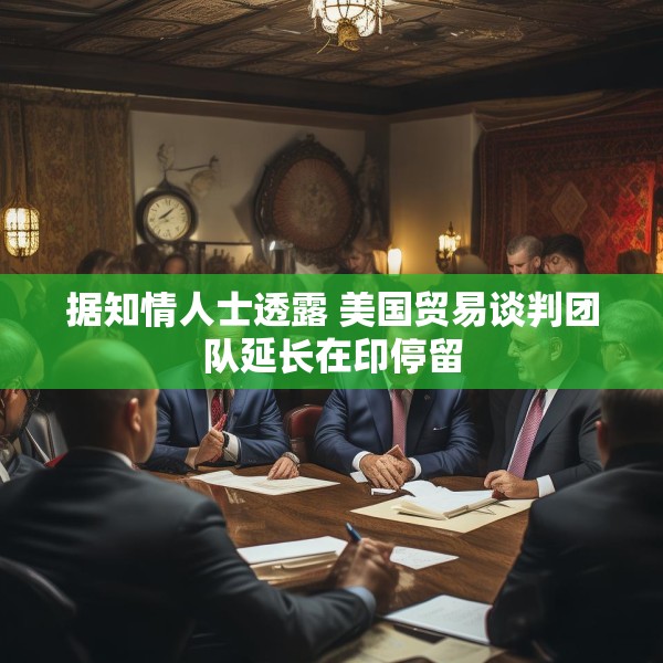 据知情人士透露 美国贸易谈判团队延长在印停留