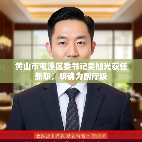 黄山市屯溪区委书记吴旭光获任新职，明确为副厅级