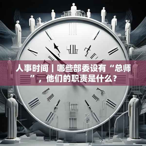 人事时间｜哪些部委设有“总师”，他们的职责是什么？