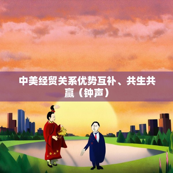 中美经贸关系优势互补、共生共赢（钟声）