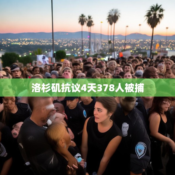洛杉矶抗议4天378人被捕