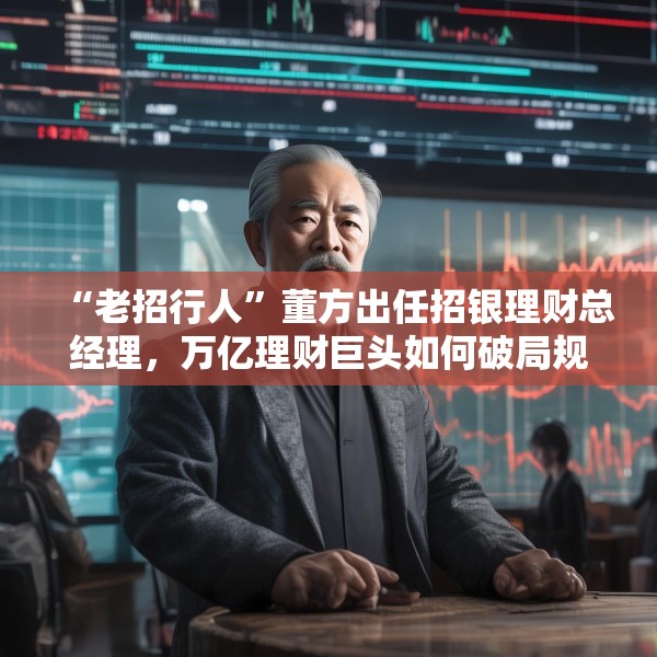“老招行人”董方出任招银理财总经理，万亿理财巨头如何破局规模和业绩下行？