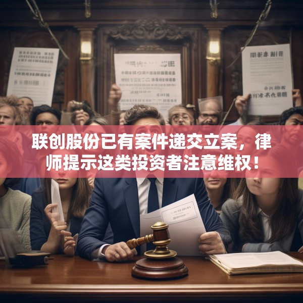 联创股份已有案件递交立案，律师提示这类投资者注意维权！