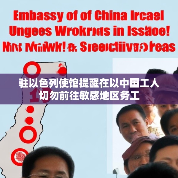 驻以色列使馆提醒在以中国工人切勿前往敏感地区务工