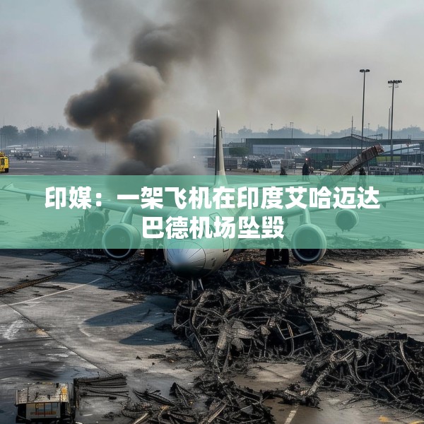 印媒：一架飞机在印度艾哈迈达巴德机场坠毁