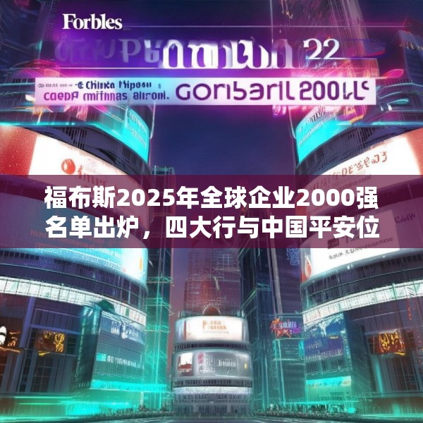 福布斯2025年全球企业2000强名单出炉，四大行与中国平安位列前五