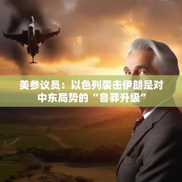 美参议员：以色列袭击伊朗是对中东局势的“鲁莽升级”