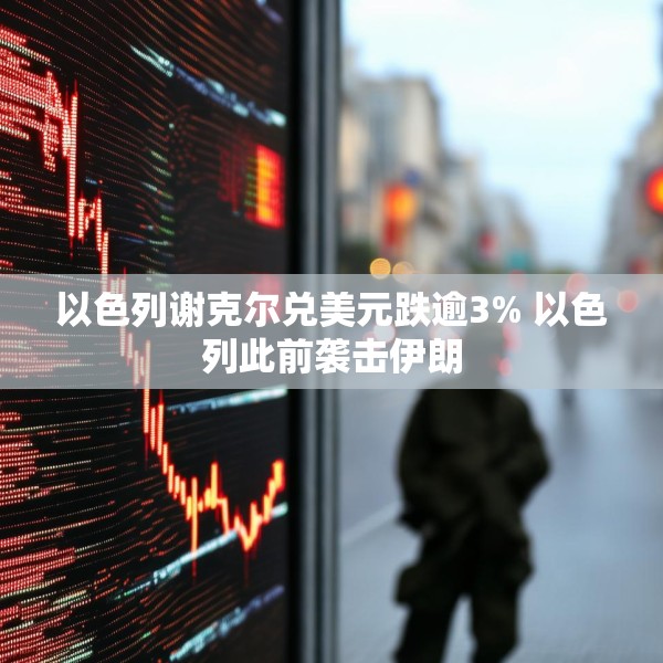 以色列谢克尔兑美元跌逾3% 以色列此前袭击伊朗