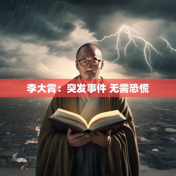 李大霄：突发事件 无需恐慌
