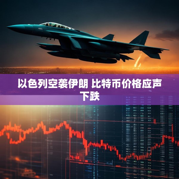 以色列空袭伊朗 比特币价格应声下跌
