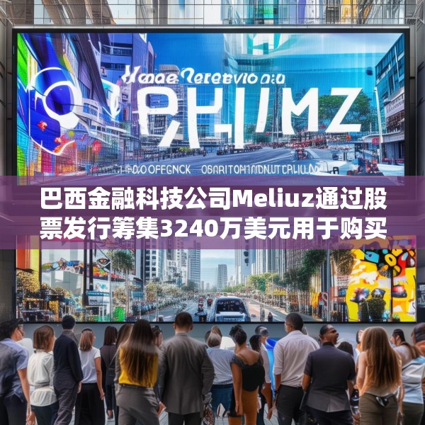 巴西金融科技公司Meliuz通过股票发行筹集3240万美元用于购买比特币