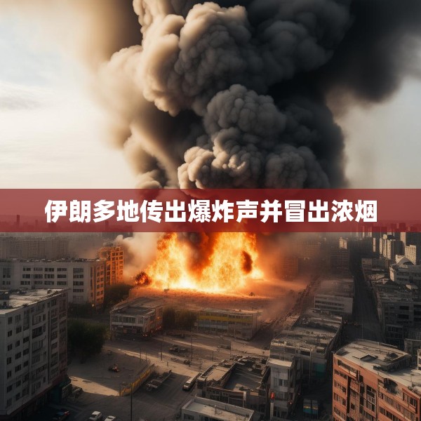 伊朗多地传出爆炸声并冒出浓烟