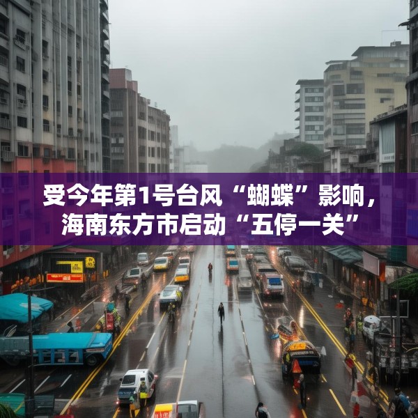 受今年第1号台风“蝴蝶”影响，海南东方市启动“五停一关”