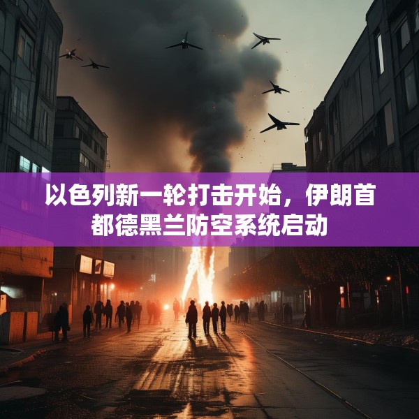 以色列新一轮打击开始，伊朗首都德黑兰防空系统启动