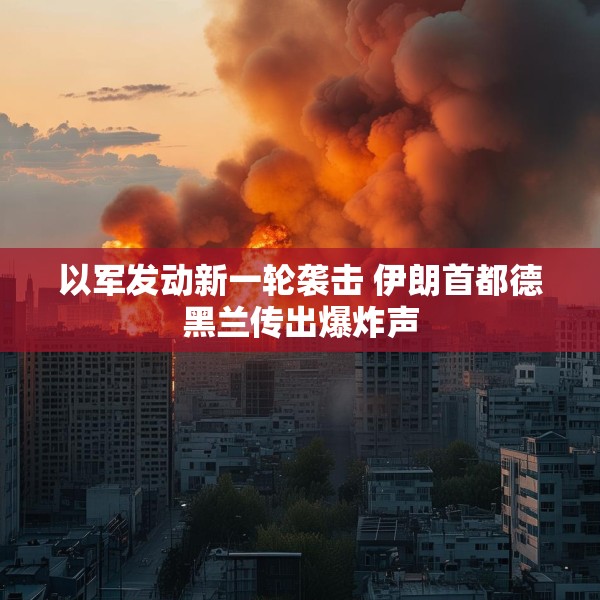 以军发动新一轮袭击 伊朗首都德黑兰传出爆炸声
