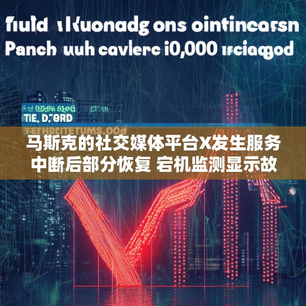 马斯克的社交媒体平台X发生服务中断后部分恢复 宕机监测显示故障峰值超万例