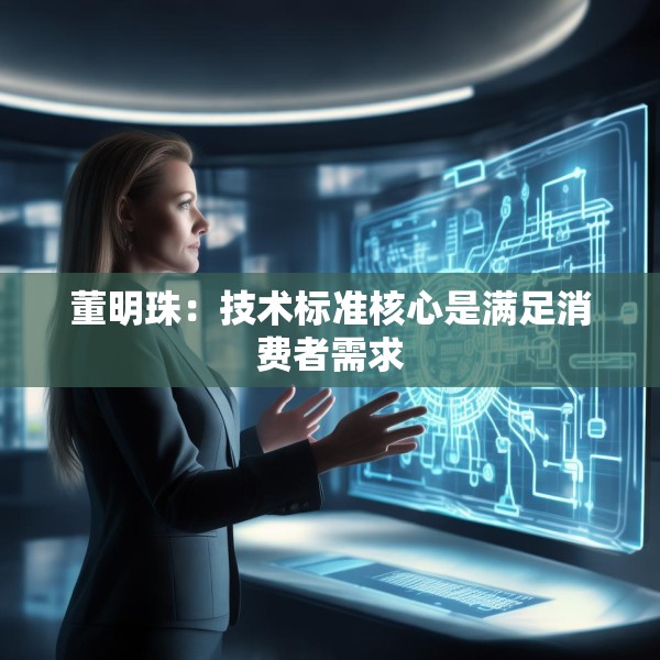 董明珠：技术标准核心是满足消费者需求