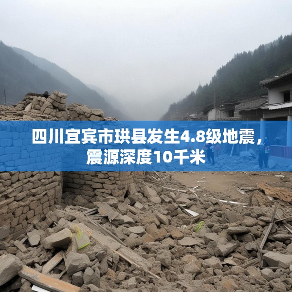 四川宜宾市珙县发生4.8级地震，震源深度10千米