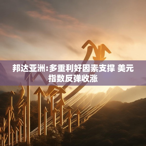 邦达亚洲:多重利好因素支撑 美元指数反弹收涨