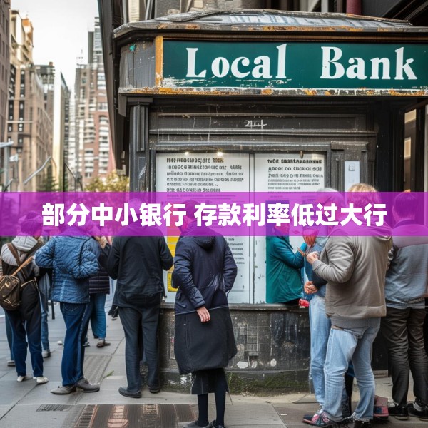 部分中小银行 存款利率低过大行