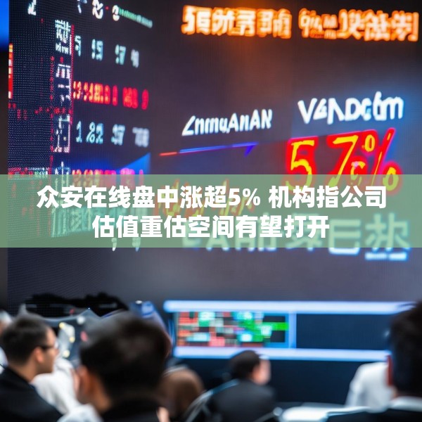 众安在线盘中涨超5% 机构指公司估值重估空间有望打开