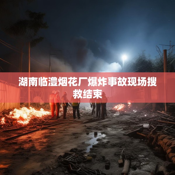 湖南临澧烟花厂爆炸事故现场搜救结束