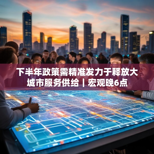 下半年政策需精准发力于释放大城市服务供给｜宏观晚6点