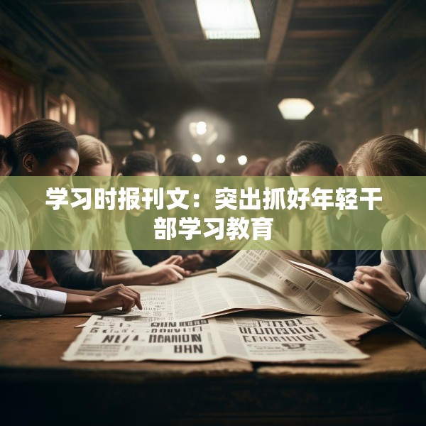 学习时报刊文：突出抓好年轻干部学习教育