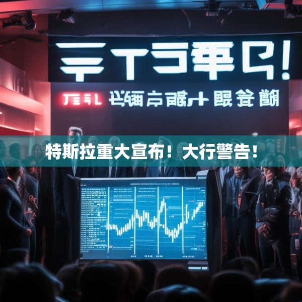特斯拉重大宣布！大行警告！