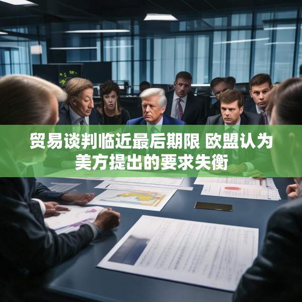 贸易谈判临近最后期限 欧盟认为美方提出的要求失衡