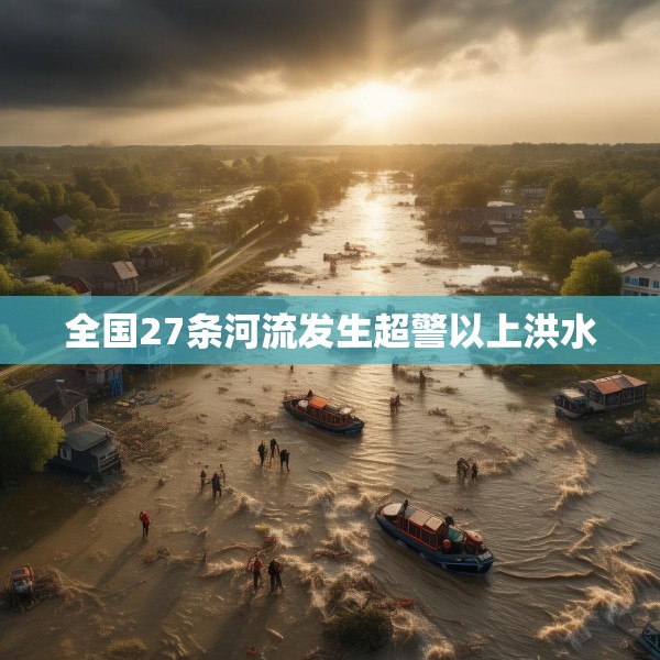 全国27条河流发生超警以上洪水