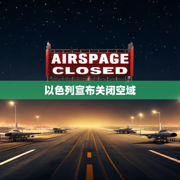 以色列宣布关闭空域