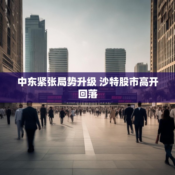 中东紧张局势升级 沙特股市高开回落
