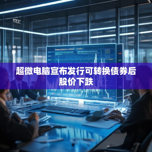 超微电脑宣布发行可转换债券后股价下跌