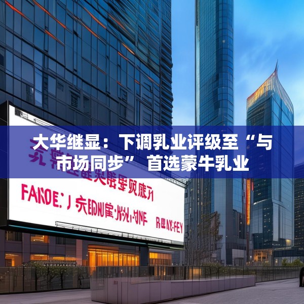 大华继显：下调乳业评级至“与市场同步” 首选蒙牛乳业