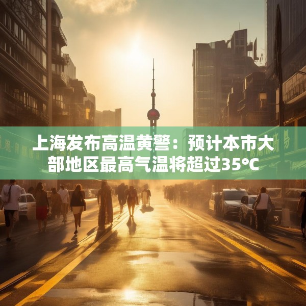 上海发布高温黄警：预计本市大部地区最高气温将超过35℃