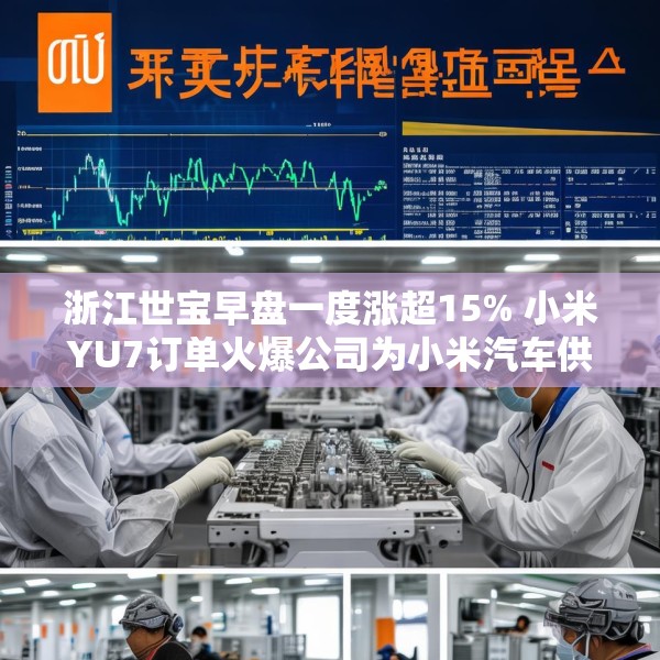 浙江世宝早盘一度涨超15% 小米YU7订单火爆公司为小米汽车供应商