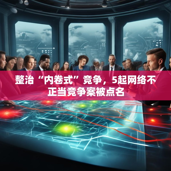整治“内卷式”竞争，5起网络不正当竞争案被点名