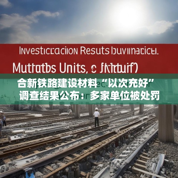 合新铁路建设材料“以次充好” 调查结果公布：多家单位被处罚