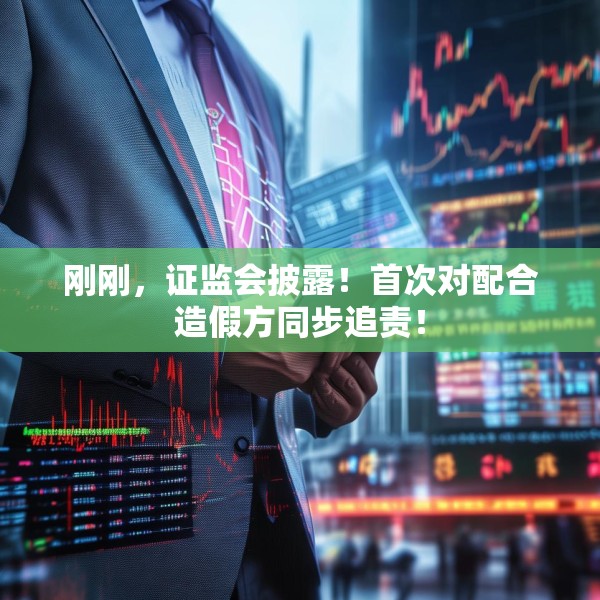 刚刚，证监会披露！首次对配合造假方同步追责！