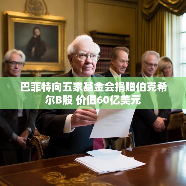 巴菲特向五家基金会捐赠伯克希尔B股 价值60亿美元